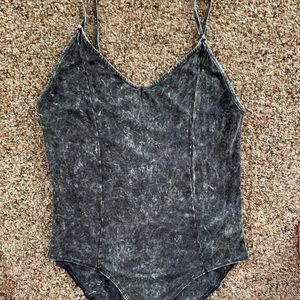 Black and white patterned bodysuit